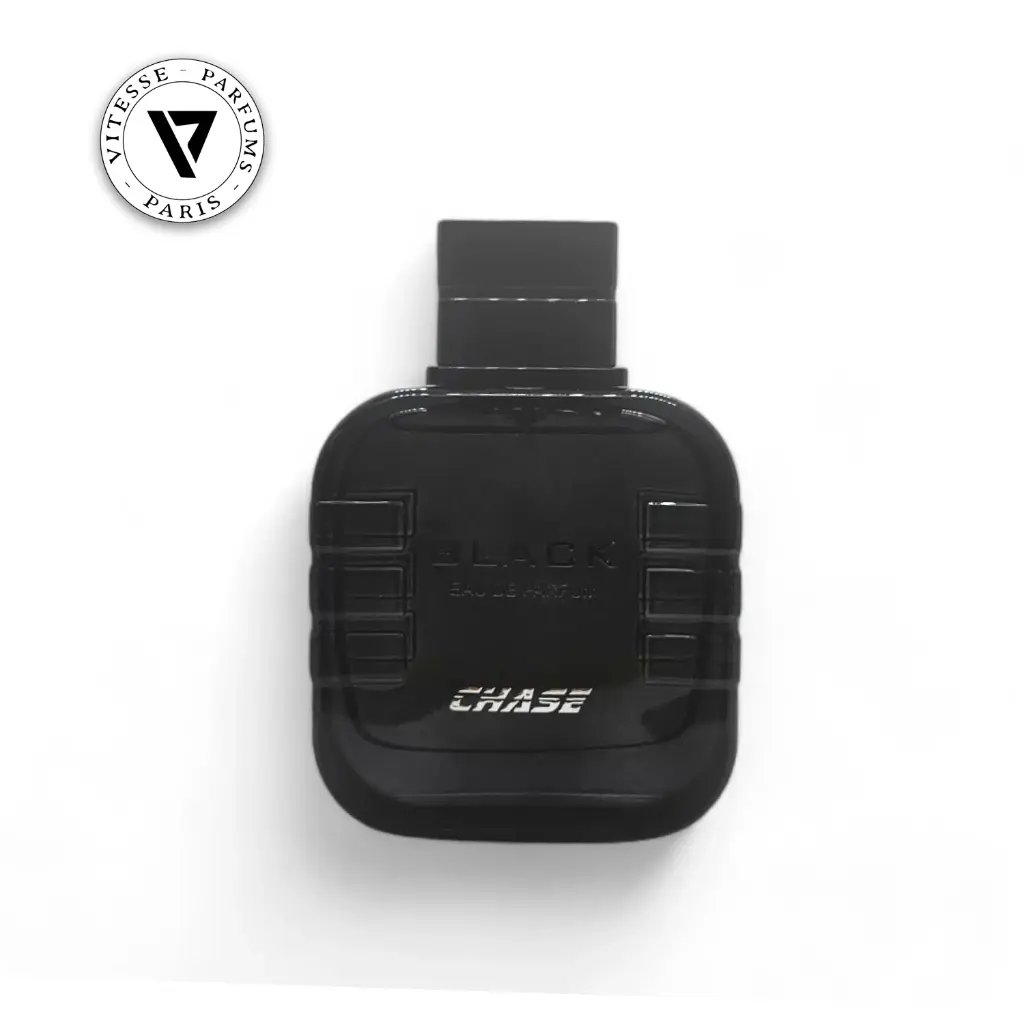 Chase Black 100ml EDP bottle back.webp