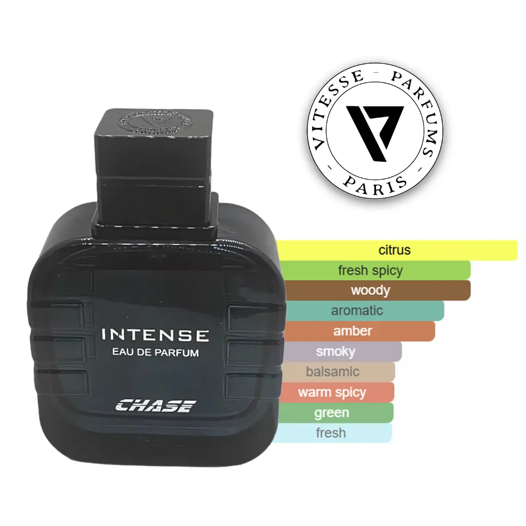 Chase Intense Man 100ml EDP perfume scent profile.webp