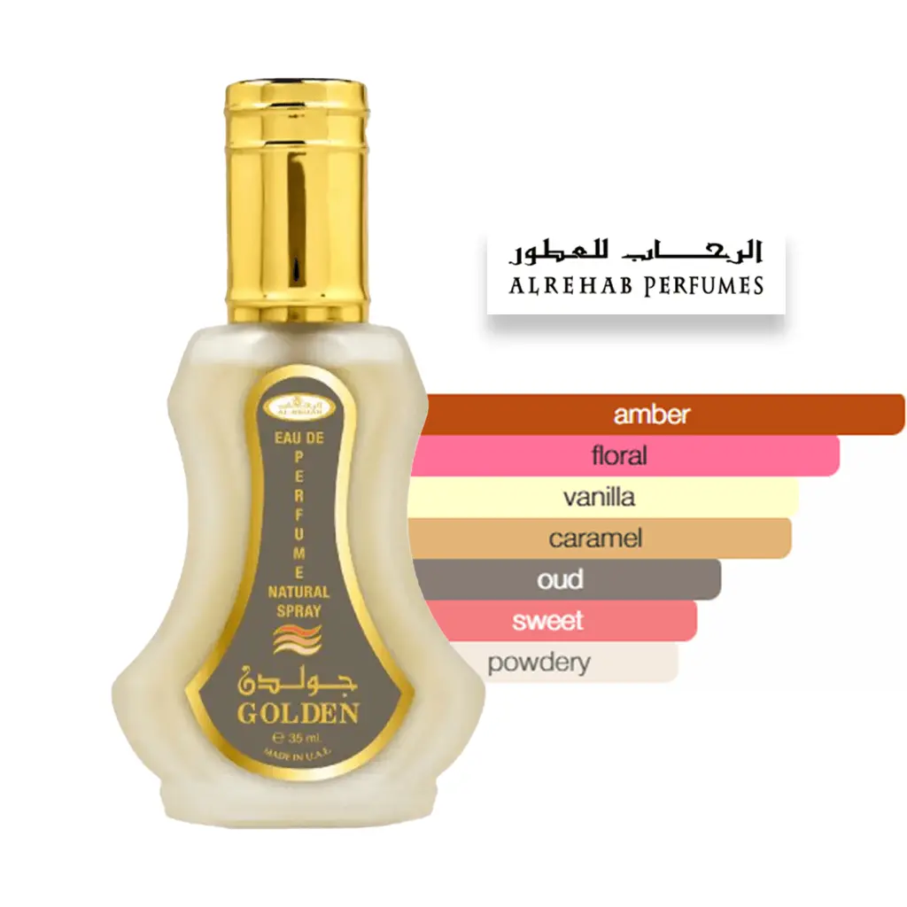 Golden Al rehab 35ml EDP Spray perfume scent profile.webp