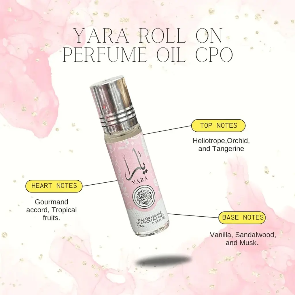 Yara 10 perfume Oil perfume notes.webp