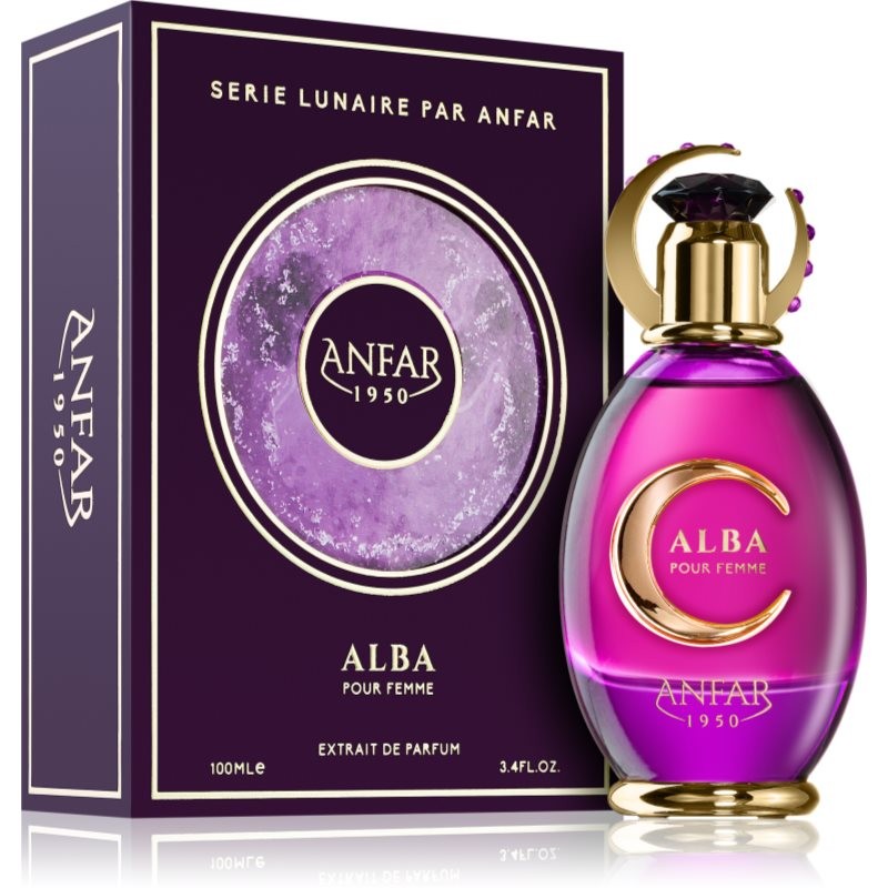 Anfar 1950 Alba Pour Femme 100ml Extrait Serie Lunaire 
