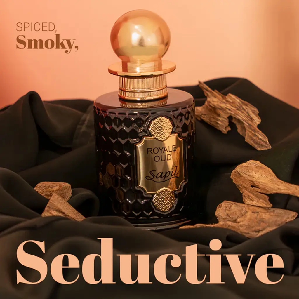 Sapil Royale Oud seductive perfume banner.webp