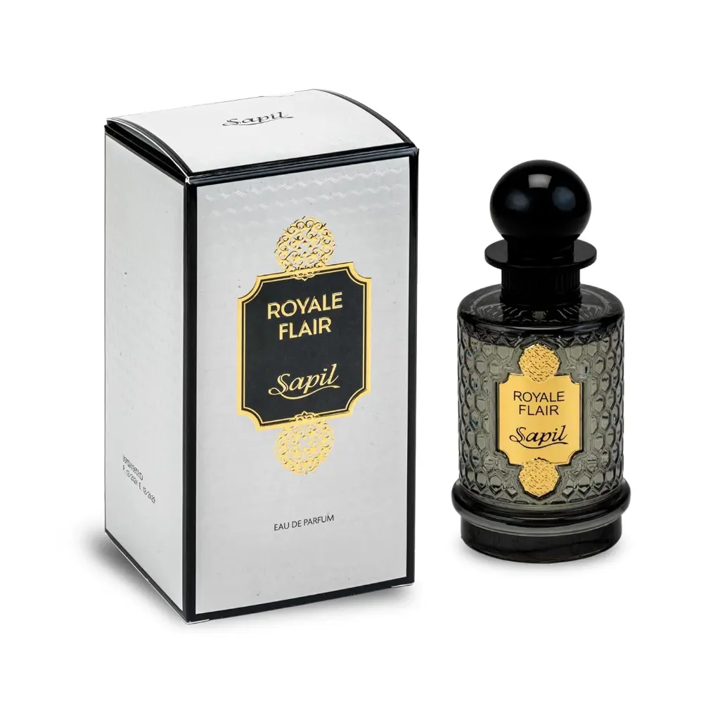 Sapil Royal Flair 100ml EDP_Bottle and Box.webp