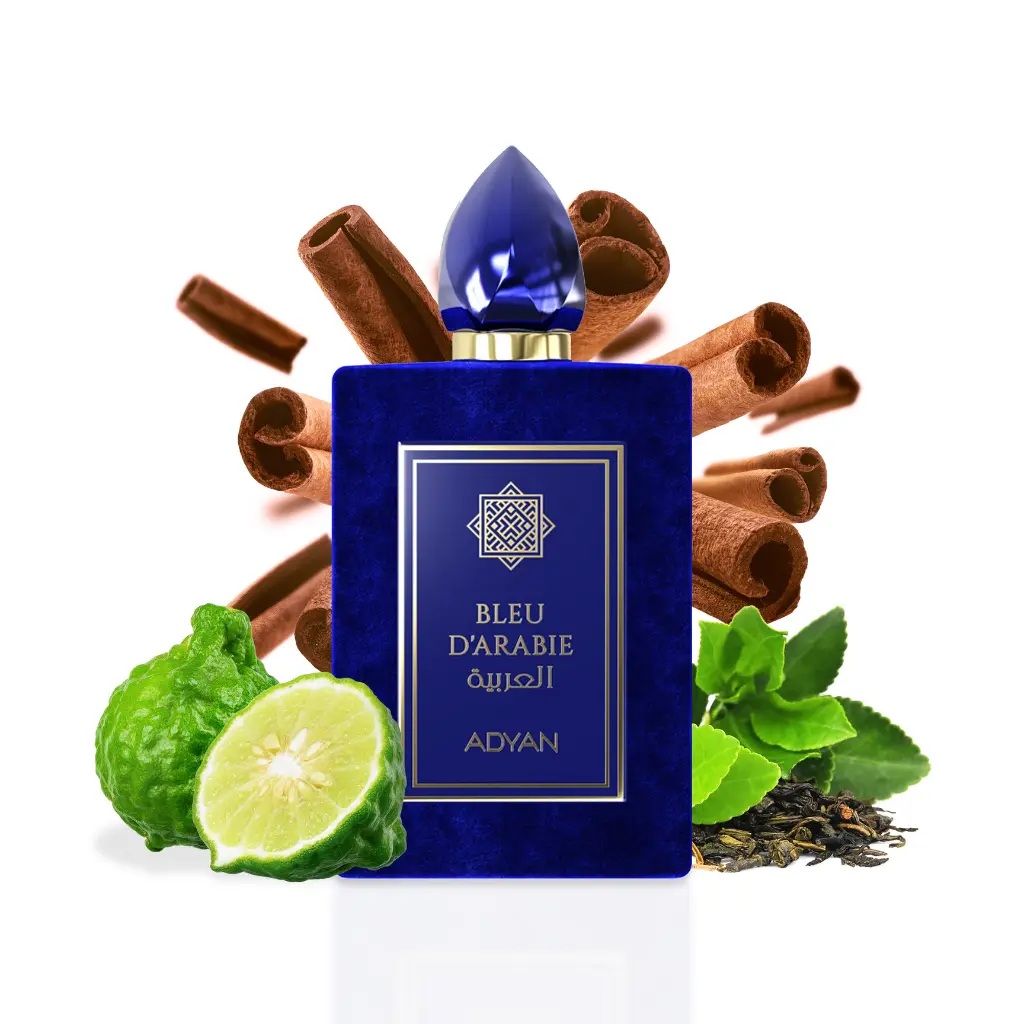 Bleu d'Arabie perfume scent graphics