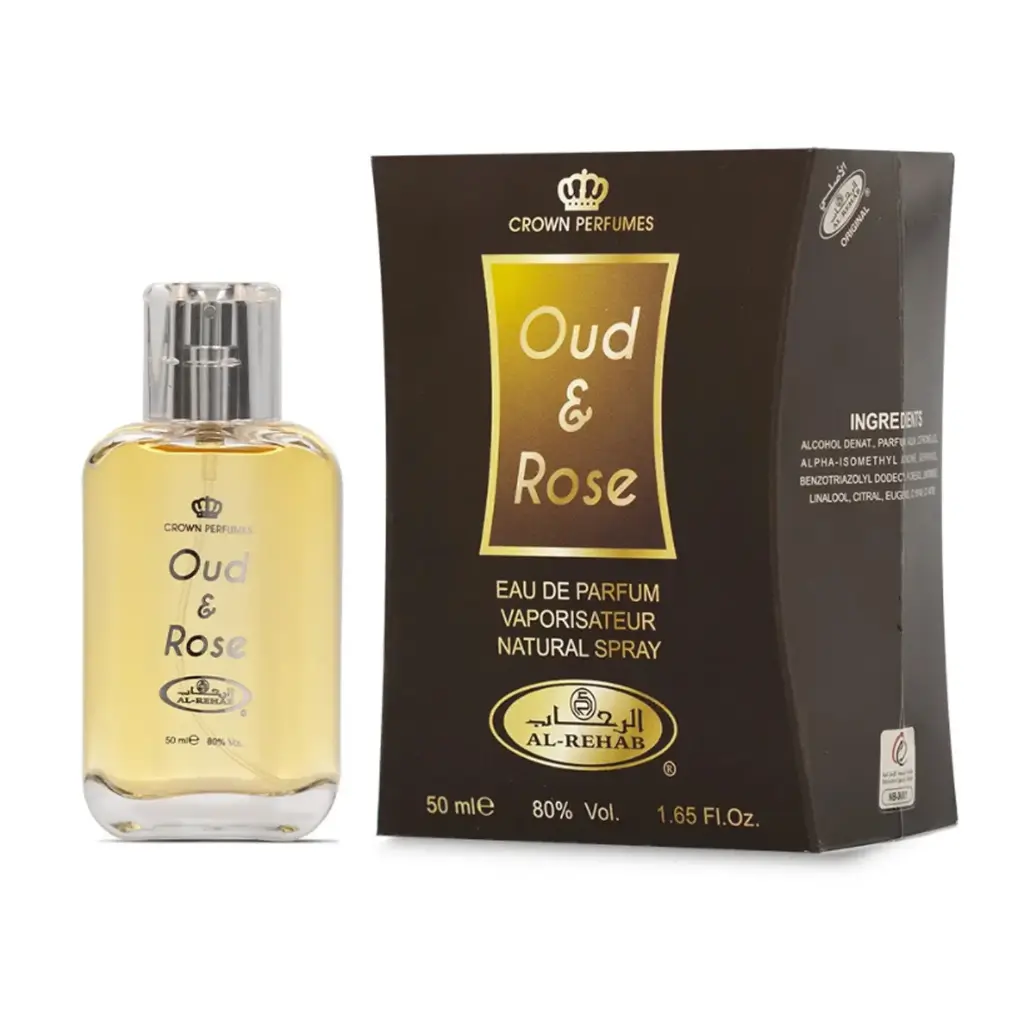 Al Rehab Oud & Rose 50ml EDP Spray