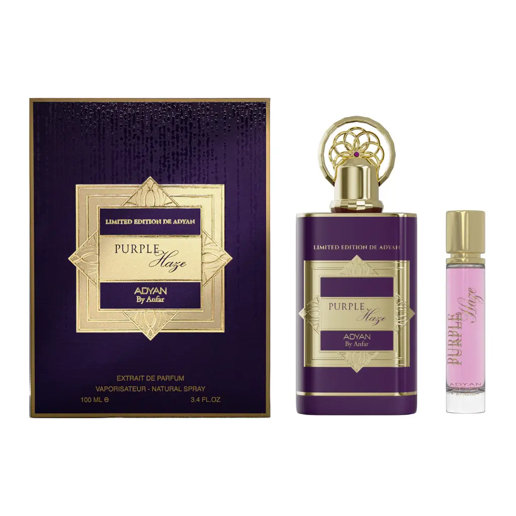 Adyan Purple Haze Extrait De Parfum 100ml (3.4Oz) + Travel Decant - Limited Edition