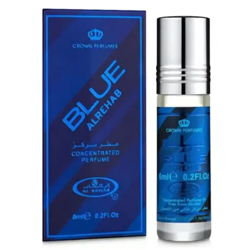 [ST-BLUE-6ML-AR] Al Rehab Blue 6ml Roll-On Oil