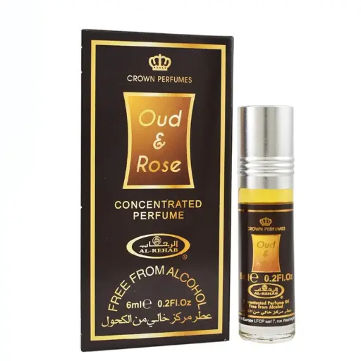 [ST-OUDROSE-6ML-AR] Al Rehab Oud & Rose 6ml Roll-On Oil