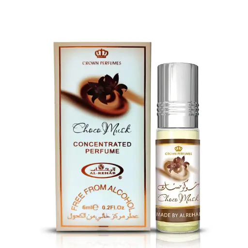[ST-CHOC-MU-6ml] Choco Musk Perfume Roll-On Oil 6ml Al Rehab