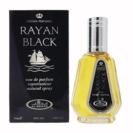 [SB-RAYYAN-50l] Rayan Black 50ml EDP Spray Al Rehab