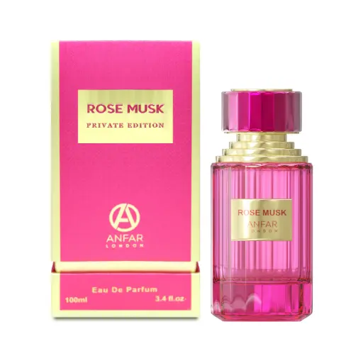 [ST-ROSEMUSK-ANF] Anfar London Rose Musk 100ml (3.4 Oz) EDP Private Edition 